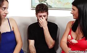 Stepmom Gives Blowjob Lessons